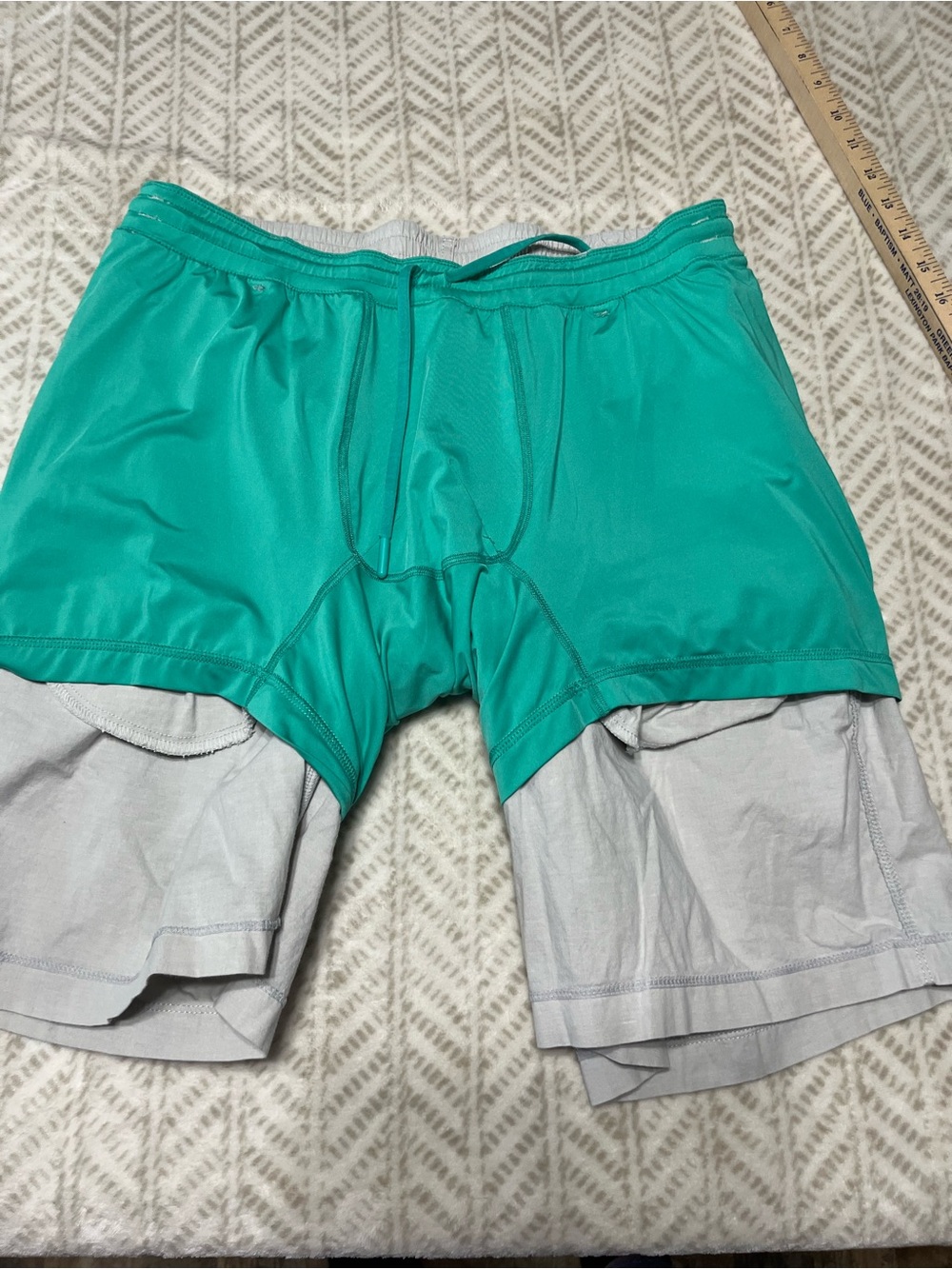 Birddog Light Gray Men’s Elastic-Waist Shorts Xl - Picture 10 of 10